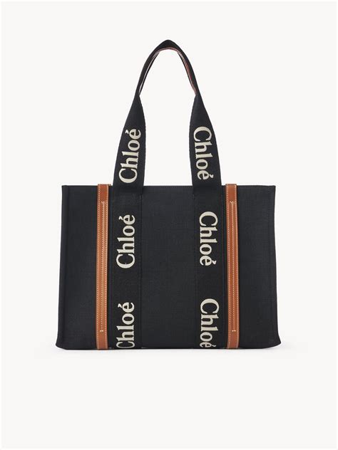 chloe woody tote second hand|chloe woody tote bag price.